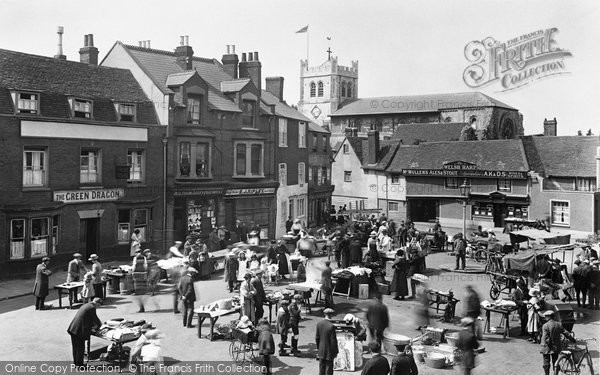 Photo of Waltham Abbey, Market Square 1921