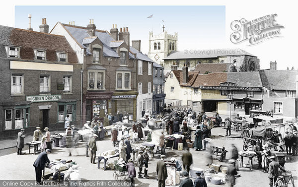 Photo of Waltham Abbey, Market Square 1921