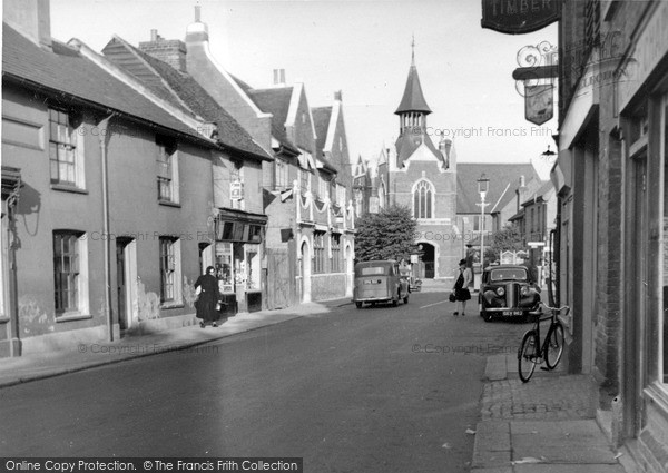 Photo of Waltham Abbey, New Inn And Methodist Church c.1955
