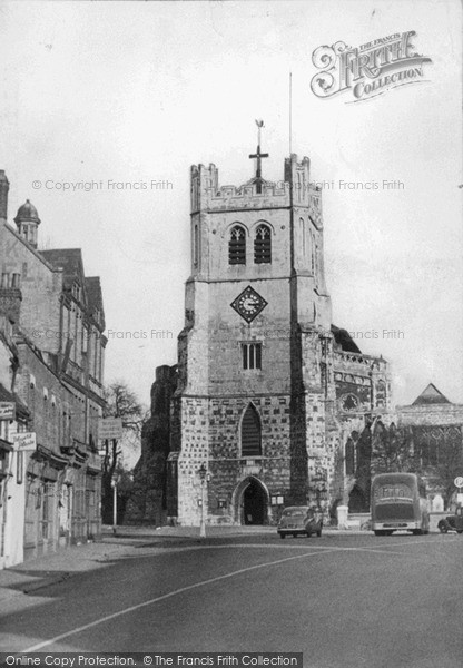 Photo of Waltham Abbey, The Abbey 1955