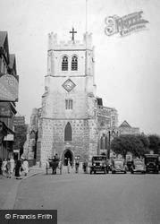 The Abbey Church c.1937, Waltham Abbey