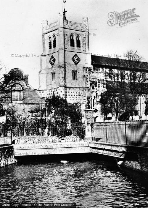 Photo of Waltham Abbey, The Church c.1955