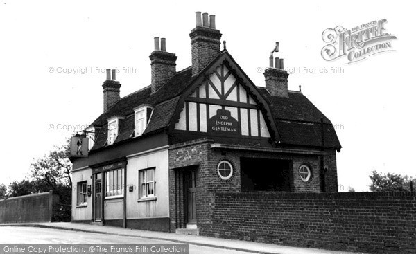 Photo of Waltham Abbey, The Old English Gentleman c.1960