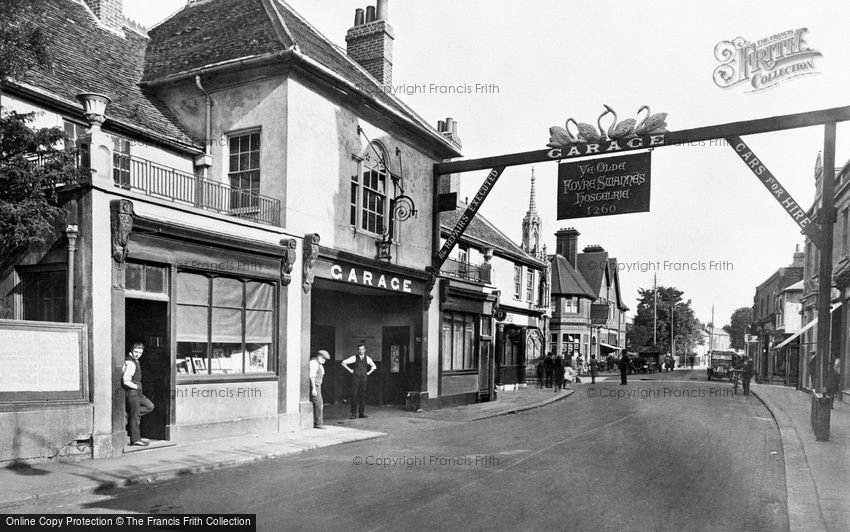 Waltham Cross, Foure Swannes Hotel 1921