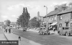High Street And Trinity Church c.1950, Waltham Cross