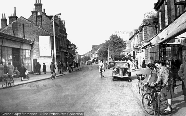 Photo of Waltham Cross, Post Office And High Street c.1950