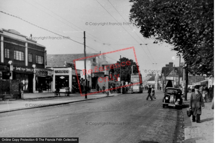 Photo of Waltham Cross, The Cinema And High Street c.1950
