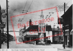 Waltham Cross Road c.1950, Waltham Cross