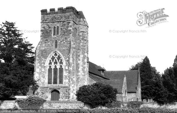 Photo of Waltham St Lawrence, Parish Church Of St Lawrence c.1955