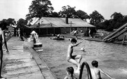 Waltham St Lawrence, Swimming Pool c1955