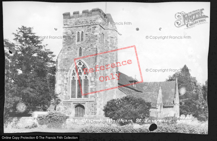 Photo of Waltham St Lawrence, The Church c.1955