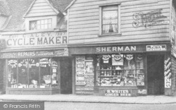 Shops, Church Lane c.1900, Walthamstow
