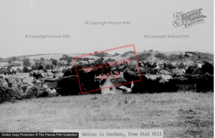 Photo of Walton In Gordano, From Dial Hill c.1955