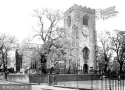 Walton Le Dale, St Leonard's Church c.1955, Walton-Le-Dale
