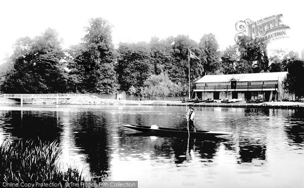 Photo of Walton On Thames, Boat Station 1899
