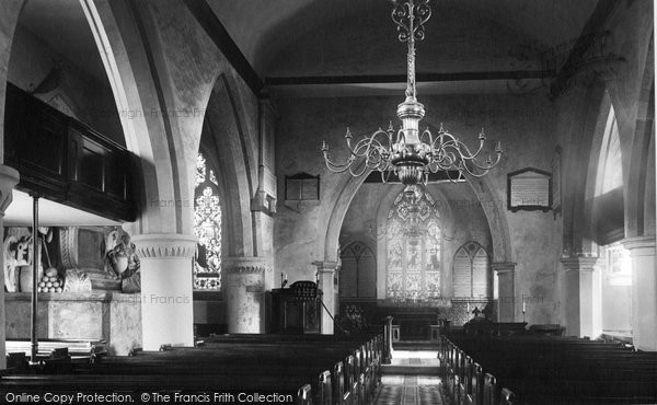 Photo of Walton On Thames, Church Interior 1893