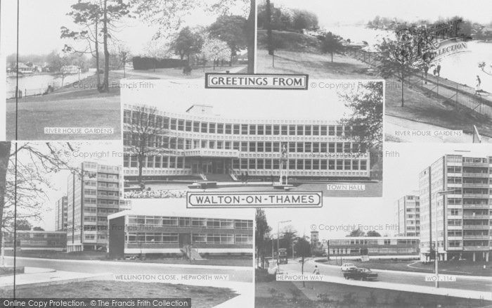 Photo of Walton On Thames, Composite c.1965