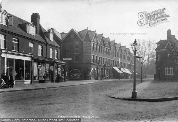 Photo of Walton On Thames, High Street 1903