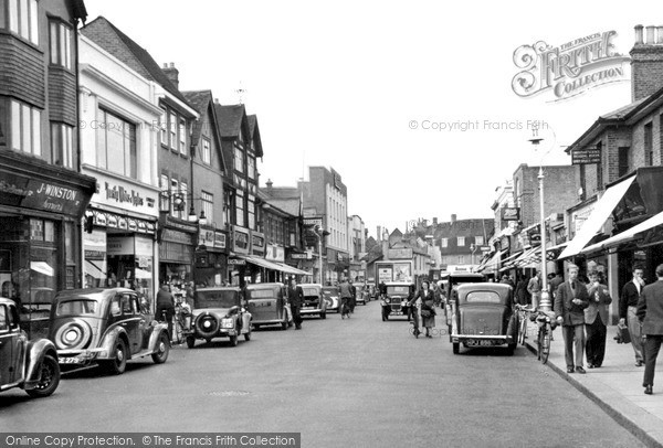 Photo of Walton On Thames, High Street c.1955