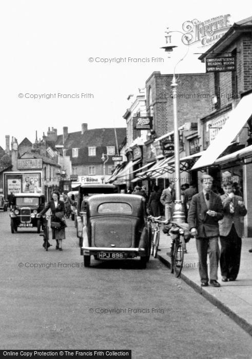 Photo of Walton On Thames, High Street c.1955