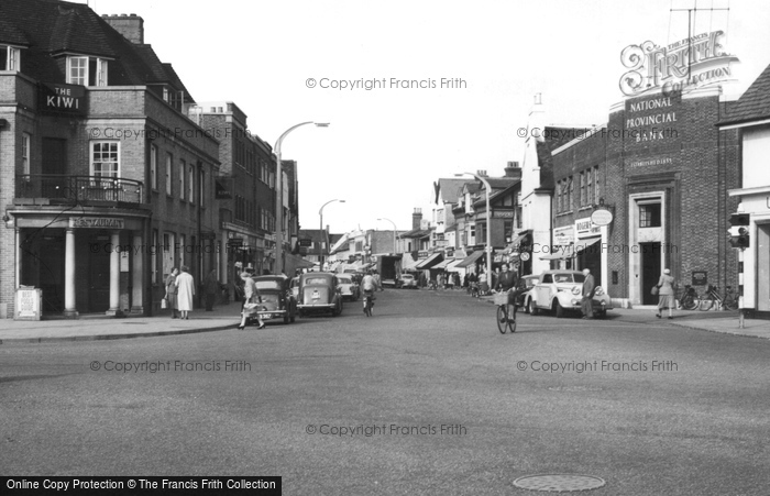 Photo of Walton On Thames, High Street c.1955