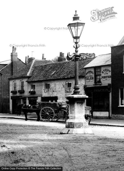 Photo of Walton On Thames, Horsedrawn Wagon In The Village 1893