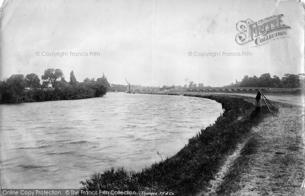Photo of Walton On Thames, Near The Bridge 1899