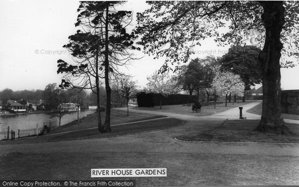 Photo of Walton On Thames, River House Gardens c.1965