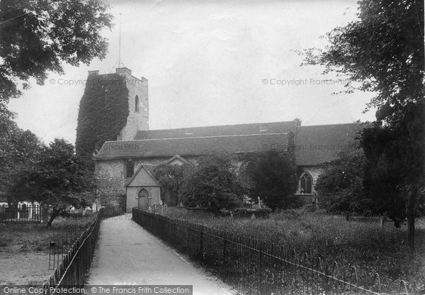 Photo of Walton On Thames, St Mary's Church 1908