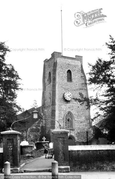 Photo of Walton On Thames, St Mary's Church c.1955