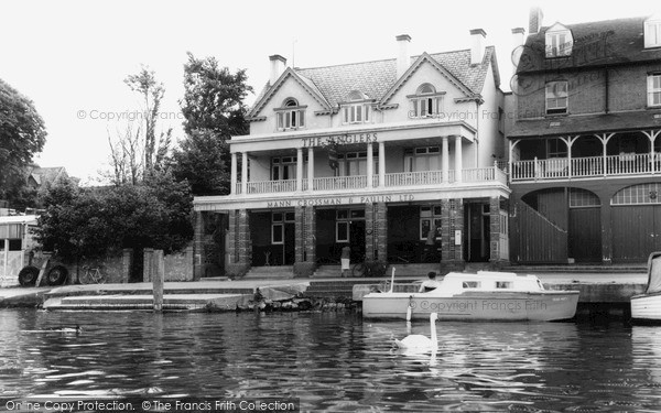 Photo of Walton On Thames, The Anglers Hotel c.1965
