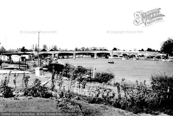 Photo of Walton On Thames, The Bridge c.1955