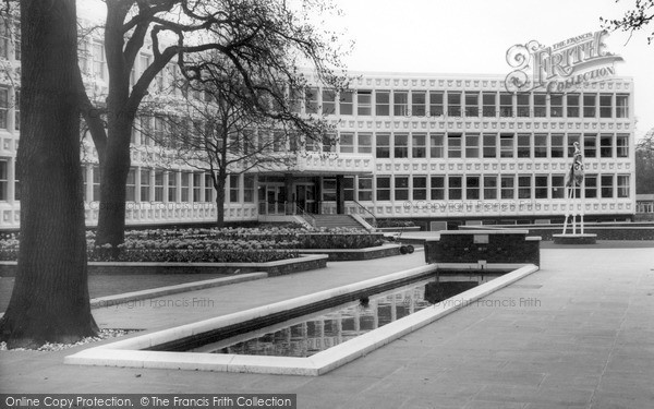 Photo of Walton On Thames, Town Hall c.1965