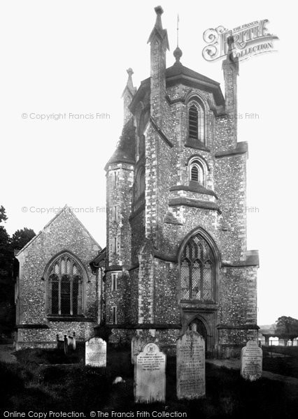 Photo of Walton On The Hill, Church 1890