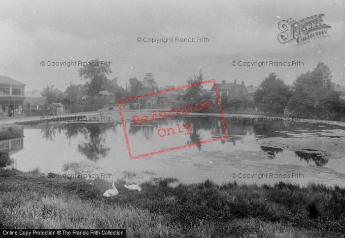 Photo of Walton On The Hill, Mere Pond 1925