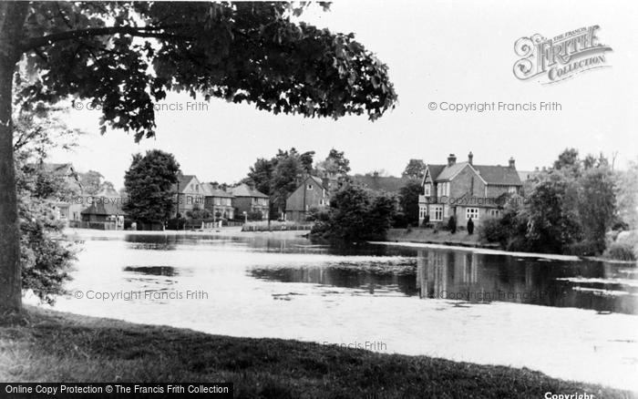Photo of Walton On The Hill, Mere Pond c.1955