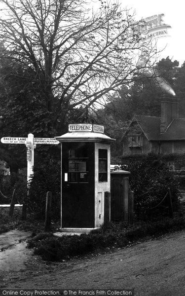 Photo of Walton On The Hill, Telephone Box 1931