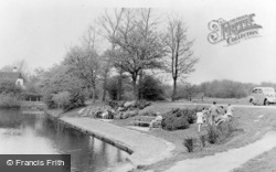 The Pond And Gardens c.1955, Walton On The Hill