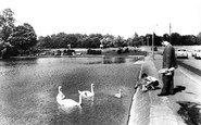 Walton on the Hill, the Pond c1960