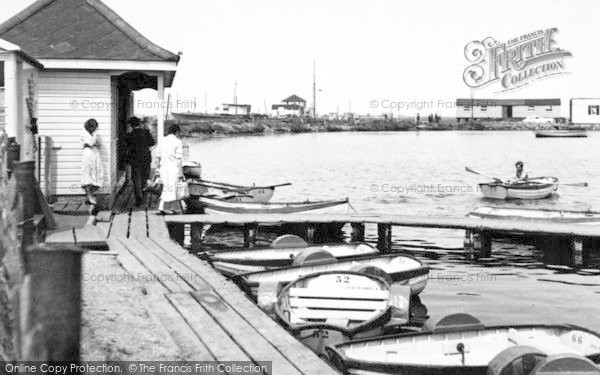 Photo of Walton On The Naze, Boating Lake c.1955