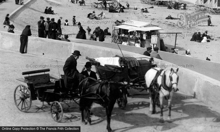 Photo of Walton On The Naze, Carriage Drivers, Shore Road 1900