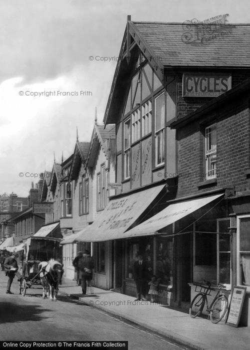 Photo of Walton On The Naze, High Street, Cycles And Furniture Shop 1921