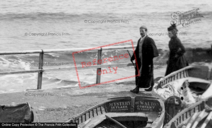 Photo of Walton On The Naze, Promenading 1891