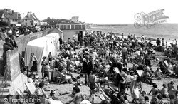 Walton-on-the-Naze, the Beach c1955