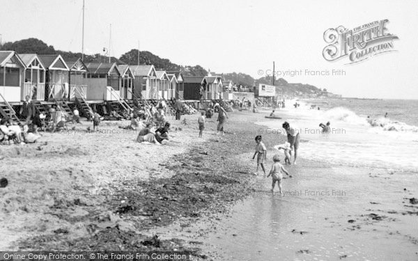 Photo of Walton On The Naze, The Beach, East Cliff c.1955