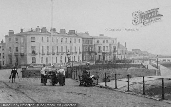 Photo of Walton On The Naze, The Public On The Parade 1900