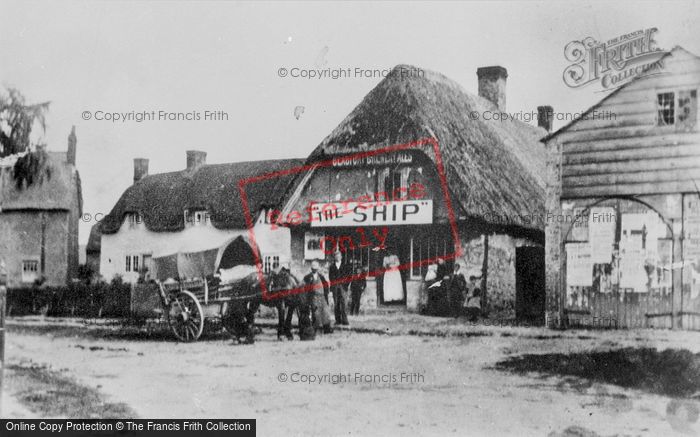 Photo of Wanborough, The Ship Inn c.1908