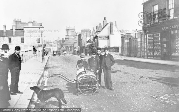 Photo of Wandsworth, High Street Looking West c.1885