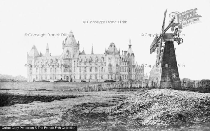 Photo of Wandsworth, Royal Victoria Patriotic Building And ''black Sea'' Windmill c.1880