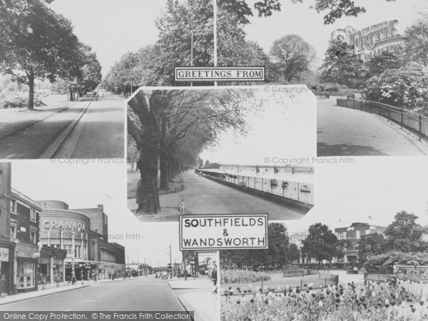 Photo of Wandsworth, Southfields & Wandsworth Composite c.1955